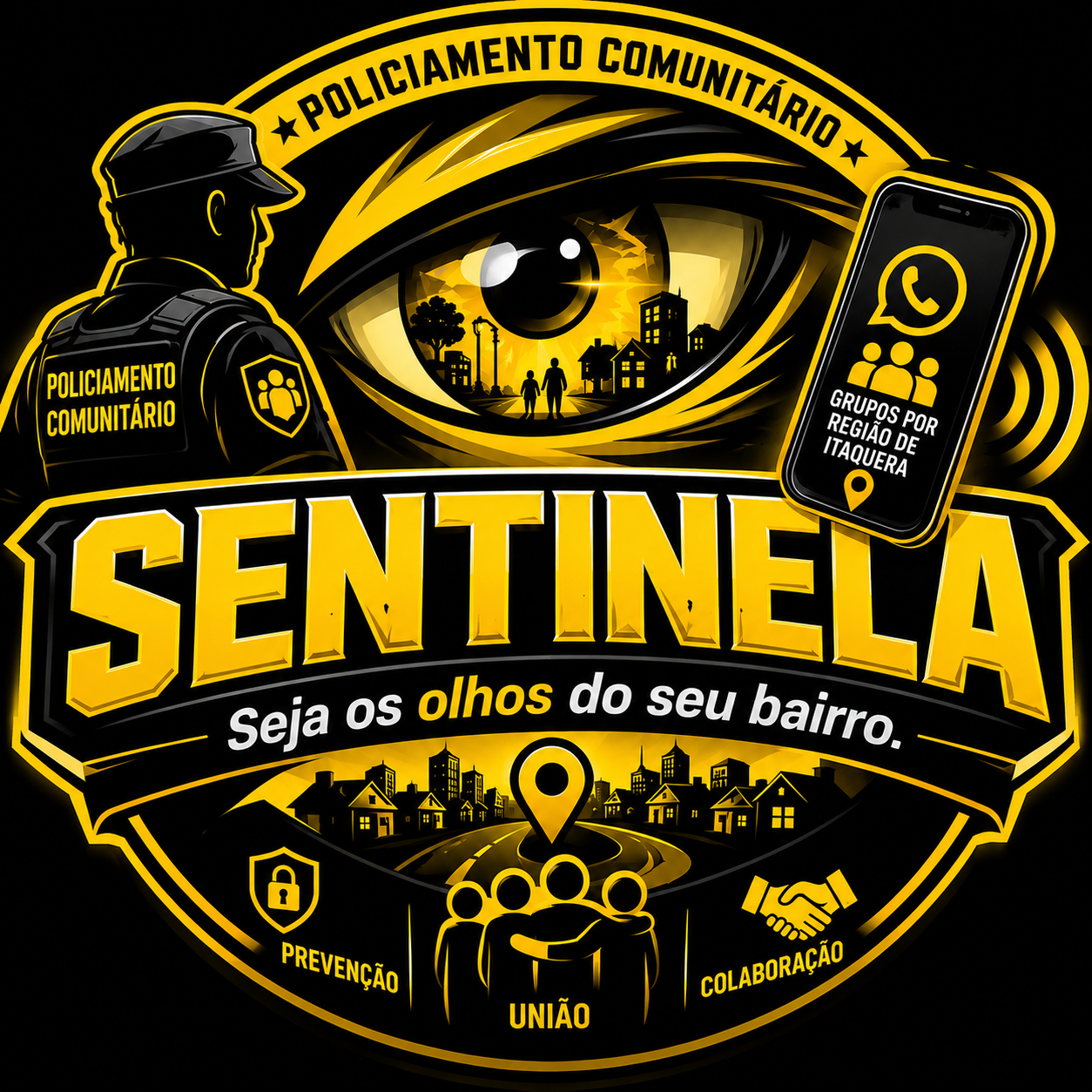 🛡️ Programa Sentinelas – “Olhos em todo lugar”